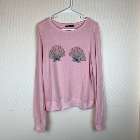 WILDFOX Mermaid Seashell Bra Sweater - Picture 2 of 6
